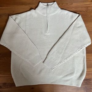 Wool Knit Half Zip